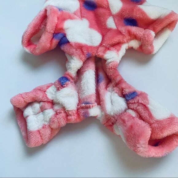 New Dogs of Glamour small heart print dog hoodie - Picture 4 of 7